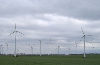 Foto eines Windparks in Sachsen-Anhalt