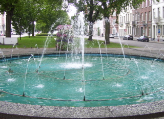 Foto vom Brunnen am Schuttervest in Mechelen