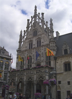 Foto vom Rathaus in Mechelen