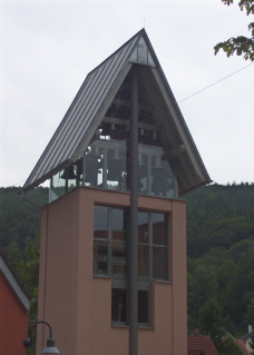 Foto vom Glockenturm in Weilbach
