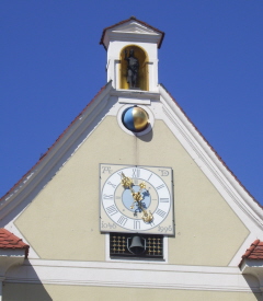 Foto vom Glockenspiel in Mindelheim