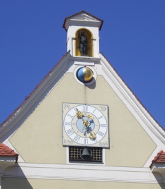 Foto vom Glockenspiel in Mindelheim