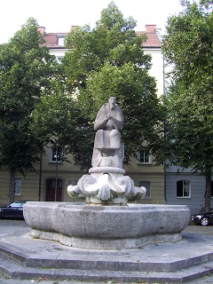 Foto vom Franziskusbrunnen in München