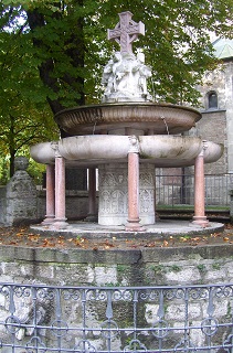 Foto vom St.-Anna-Brunnen in München