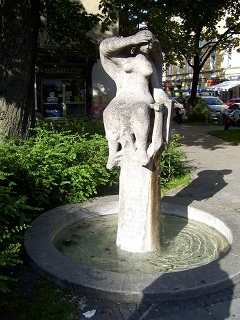 Foto vom Wedekindbrunnen in München