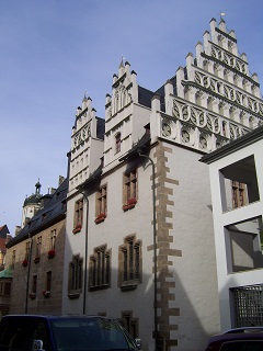 Foto vom Rathaus in Neustadt an der orla