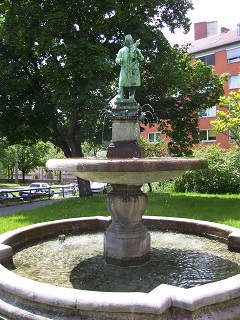 Foto vom Burgschmietbrunnen in Nürnberg