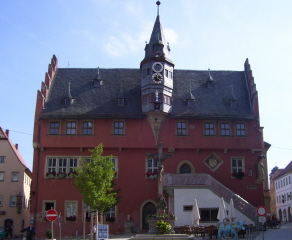 Foto vom Rathaus in Ochsenfurt