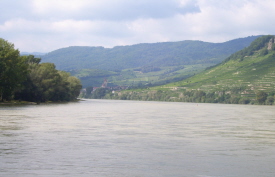 Foto von der Schifffahrt bei D&uuml;rnstein