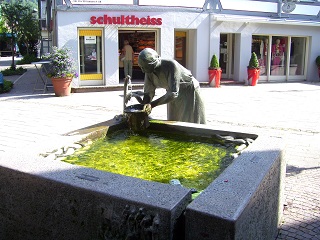 Foto vom Fischbrunnen in Plochingen