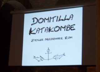 Foto von der Domitilla-Katakombe in Rom