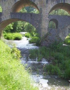 Foto der Tauber bei Rothenburg