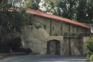 Foto der Stadtmauer in Schongau