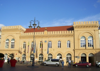 Foto vom Rathaus in Schwerin