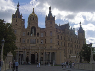 Foto vom Schloss in Schwerin