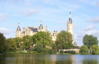 Foto vom Schloss in Schwerin