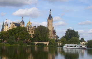 Foto vom Schloss in Schwerin