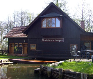 Foto von einem Bootshaus im Spreewald