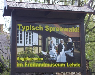 Foto vom Freilandmuseum im Spreewald