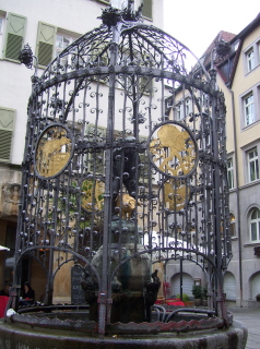 Foto vom Hans-im-Glück-Brunnen in Stuttgart