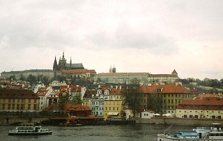 Foto vom Blick auf Prag