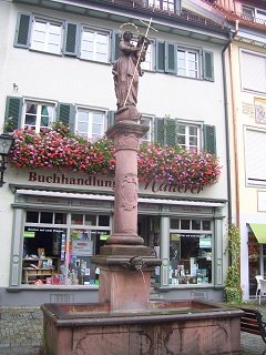 Foto vom Marienbrunnen in Wangen
