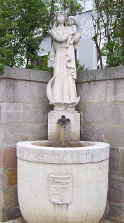 Foto vom Marienbrunnen in Pleinfeld