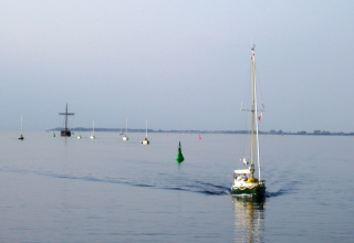 Foto der Wismar-Bucht in der Ostsee vor Wismar