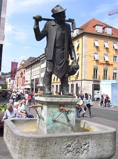 Foto vom Häckerbrunnen in Würzburg