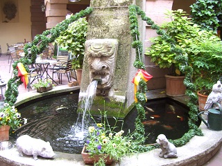 Foto vom Schandmaulbrunnen in Würzburg