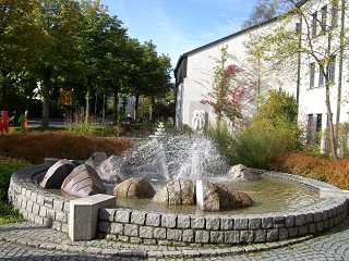 Foto vom Fichtelgebirgsbrunnen in Wunsiedel