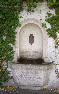 Foto vom Friedensbrunnen in Wunsiedel