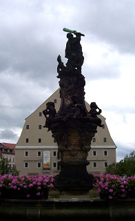 Foto vom Herkulesbrunnen in Zittau