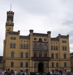 Foto vom Rathaus in Zittau