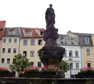 Foto vom Samaritterinnenbrunnen in Zittau