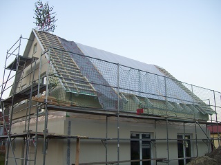 Foto vom Haus noch ohne Dach