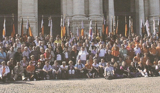Foto der Kolpingsgruppe bei der Rom-Wallfahrt