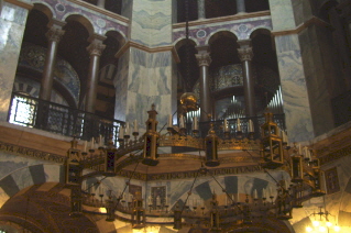 Foto der Orgel im Kaiserdom in Aachen