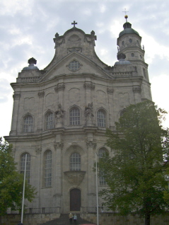 Foto der Abteikirche in Neresheim