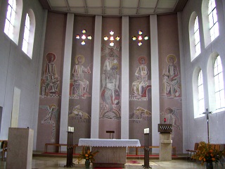 Foto vom Altar in Heiligste Dreifaltigkeit in Altdorf