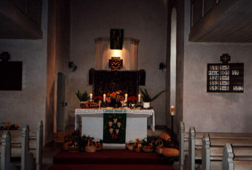 Foto vom Altar in St. Veith in Tauberzell