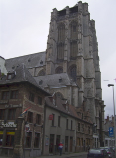 Foto vom Turm der Jakobikirche in Antwerpen
