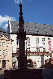 Foto vom Stiftsbrunnen in Aschaffenburg