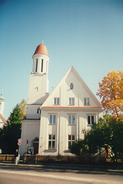 Foto der evang. Dreifaltigkeitskirche in Augsburg