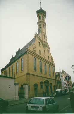 Foto der evang. Heilig-Kreuz-Kirche in Augsburg