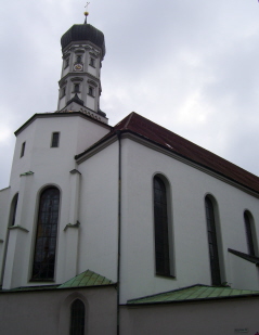 Foto der kath. Heilig-Kreuz-Kirche in Augsburg