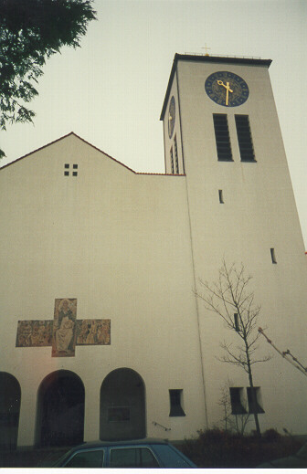 Foto der kath. Pfarrkirche St. Albert in Augsburg