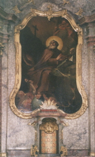 Foto vom Altarbild der St.-Antonius-Kapelle in Augsburg