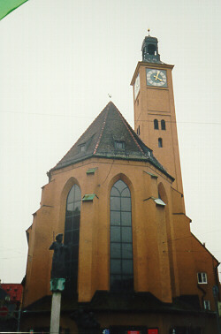 Foto der evang. Kirche St. Jakob in Augsburg