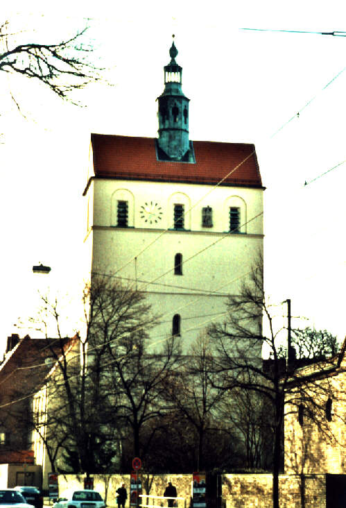 Foto der evang. Pfarrkirche St. Johannes in Augsburg